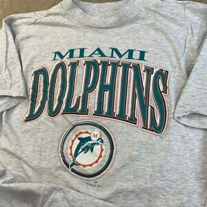 Vintage Miami Dolphins T-Shirt NFL Football 1994 90s‎ Competitor Graphic Sz XL